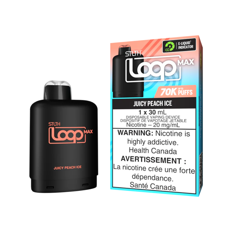 STLTH LOOP MAX Pod Pack - Juicy Peach Ice