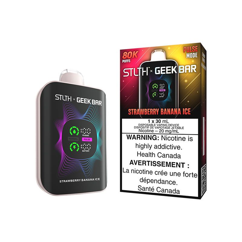 STLTH x GEEK BAR - Strawberry Banana Ice