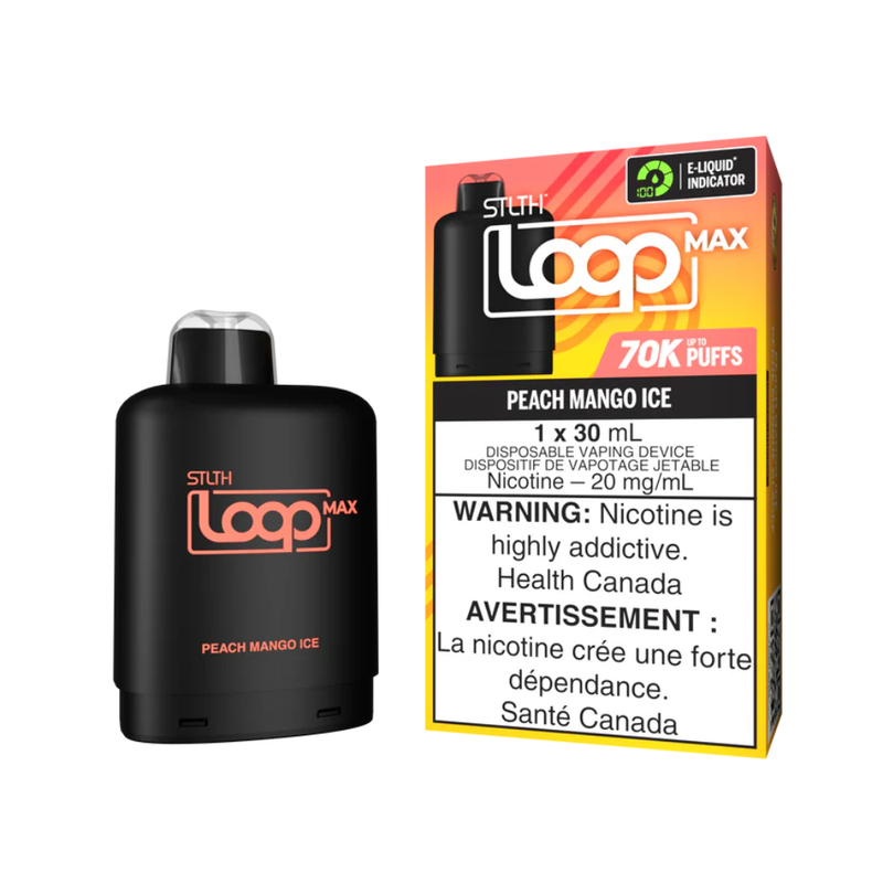 STLTH LOOP MAX Pod Pack - Peach Mango Ice