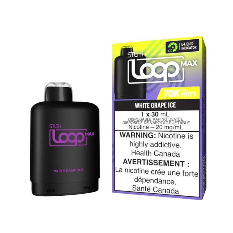 STLTH LOOP MAX Pod Pack - White Grape Ice